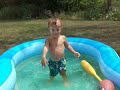 in the Fishy pool... Disclaimer: The only reason this video was uploaded is because grandma and grandpa live 4000 miles away and we wanted to show this to them. This applies to all the videos on our channel.
