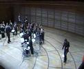 Kopfball, Music for saxophone strings percussion and soccer
