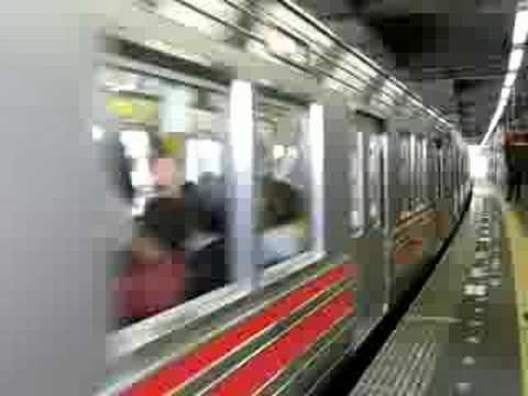 東急田園都市線 長津田駅 8590系 急行押上行 発車