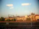 View from a Train -  Eurostar arrival in Brussels, Belgium