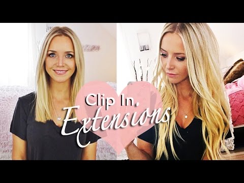 Clip in Extensions - Test & Erste Erfahrungen | Reinmachen / Tutorial | Review 2015 - Deutsch