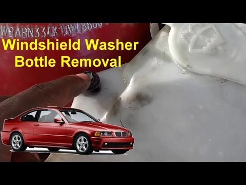 BMW 325 E46 Windshield Washer Bottle Removal – Auto Repair Series