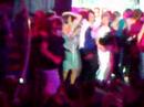 Chris and Sally on Stage with Robbie Tribute