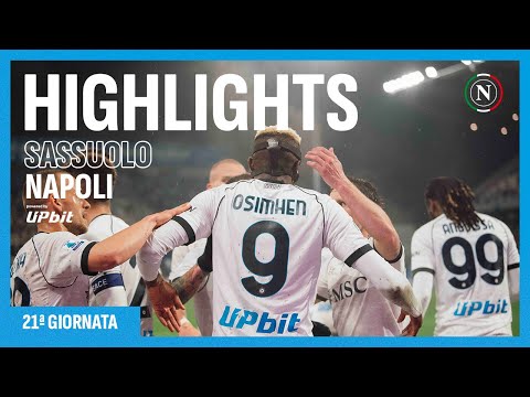 RIVEDI GLI HIGHLIGHTS | Sassuolo - Napoli 1-6 | Serie A 21ª giornata
