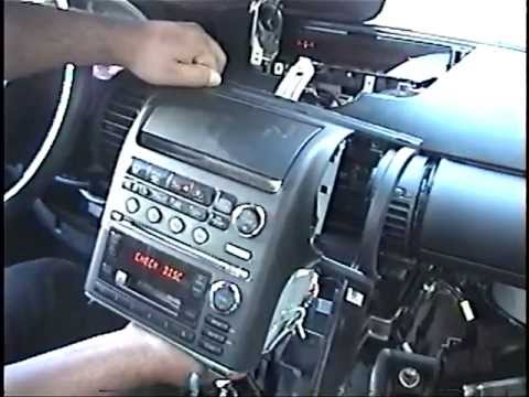 How to Remove Radio / CD Changer / Navigation from Infiniti G35 for Repair
