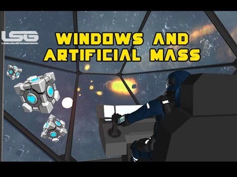 Space Engineers - Window Blocks & Artificial Mass More Epicness