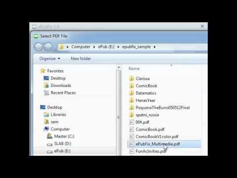 how to attach cover to epub