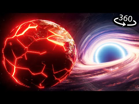 360° VR - Black Hole DESTROYS EARTH! - YouTube