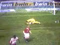 VanDerSar del Manchester United esegue una parata fantastica (PES6)