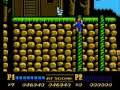 in part 2, the helicopter lands on an island base, we go through the forest of death, and into the mansion of terror.