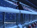 Brandweer verwijderd gevaarlijke stukken sneeuw