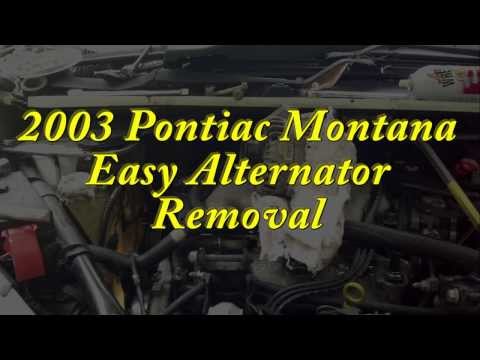 Pontiac Montana 2003 – Easier Alternator Removal