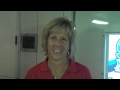 Kara Sizemore, Office Manager Bill McAnally Racing on Celebrity race at Roseville