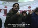 masivo repudio al tren bala  2/3 