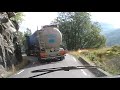 Volvo FH16 truck on a verry small road in Norway.