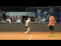 rare footage children, see how maria sharapova is warming up just 2 hours before her match vs lucie safarova on 25th april 2013.