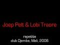 an impression of a rehearsal of joep pelt and lobi traore in bamako, for the recording session of 