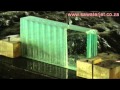 WaterJet Cutting 100mm Bullet Proof Glass - YouTube