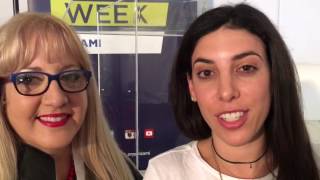 Alexa Rose Carlin at Social Media Week Miami with Lori Moreno