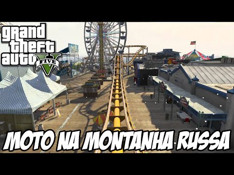 GTA V MONTANHA RUSSA, motos e rampas com BRKSEDU