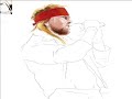 axel rose made on photoshop