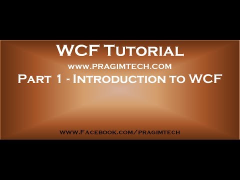 how to create my first wcf service