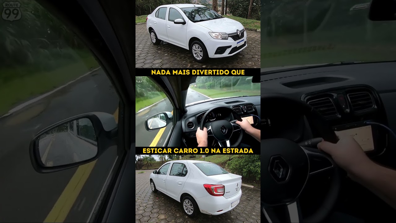 Nada mais gostoso que esticar um carro 1.0 na estrada... #renaultlogan