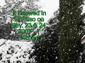 SNOW EL PASO