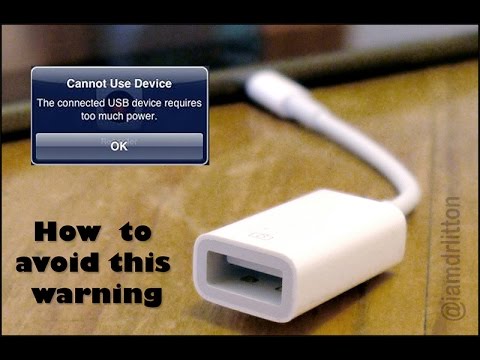 how to attach a usb drive to an ipad