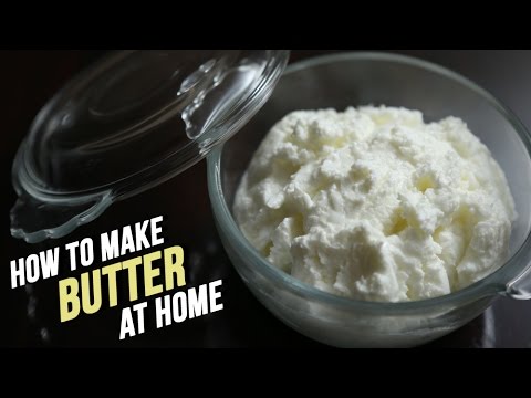 How To Make Butter At Home | Homemade Butter Recipe By Ruchi Bharani | Basic Cooking