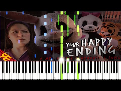 Your Happy Ending - A Mr. Hopp's Playhouse 2 Song by Random Encounters (Piano Tutorial)