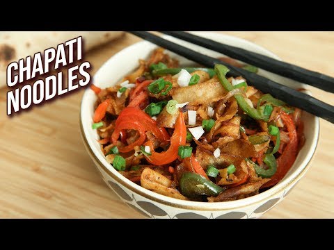 Chapati Noodles Recipe – How To Make Roti Noodles – Leftover Roti Recipe For Kids – Ruchi