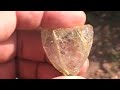Brazilian Rutilated Quartz Carved Shield Brazilian Rutilated Quartz Carved Shield