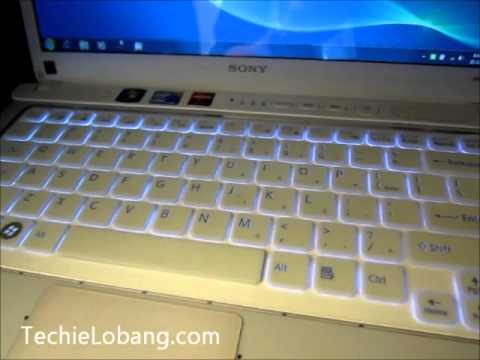 how to on laptop keyboard light