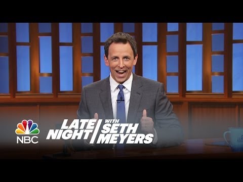 Seth's Story: Stephen Colbert Taking Over for Letterman - Late Night with Seth Meyers