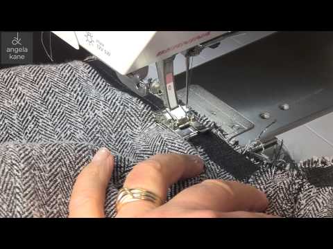 how to sew a lined skirt vent