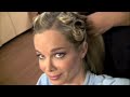 Jennifer Gareis Putting on a Wig