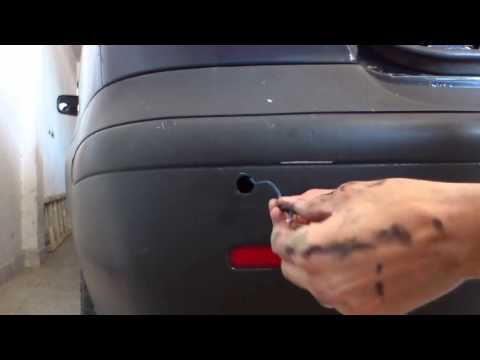 how to fit rear parking sensors