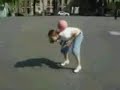 Girl soccer skills
