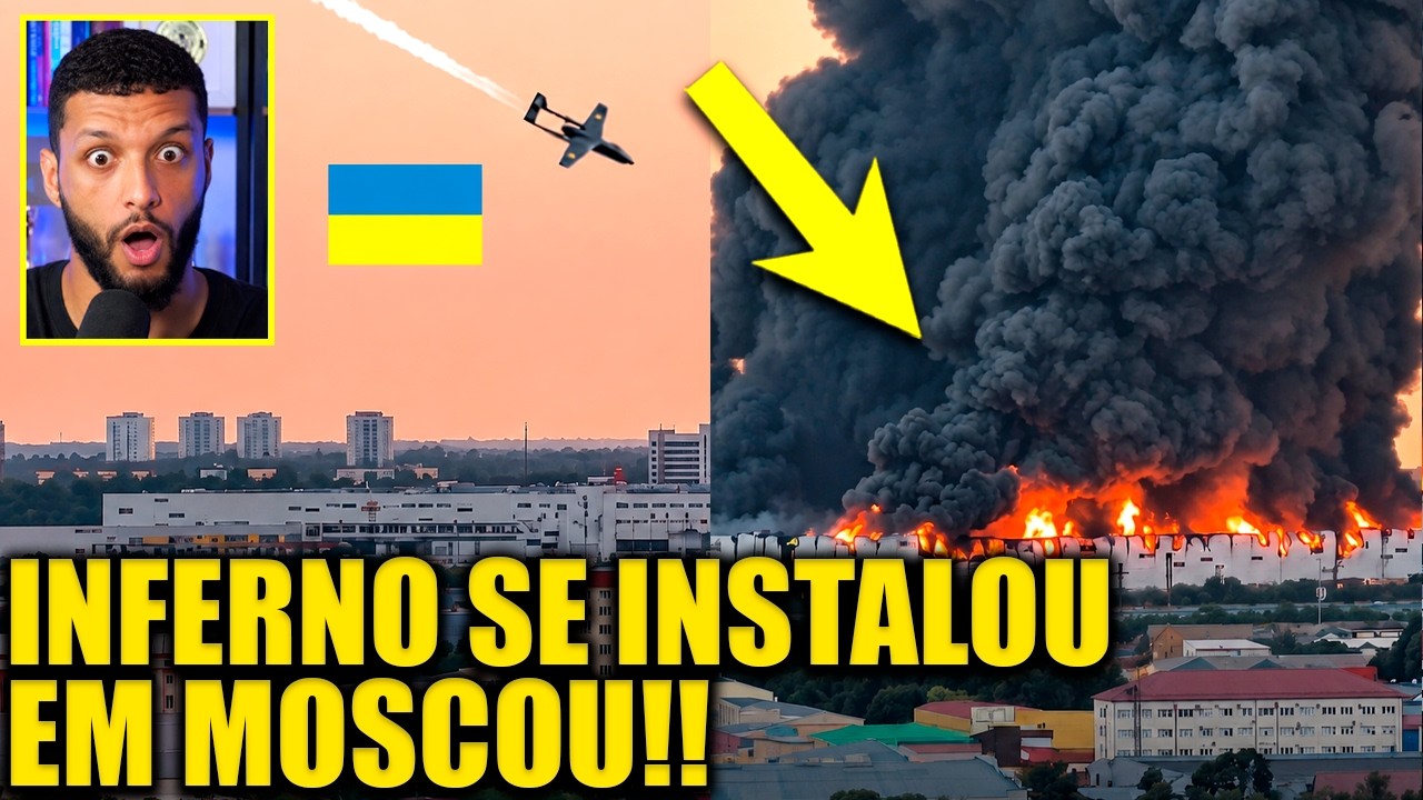 Rússia SOFRE ATAQUES BRUTAIS de drones e EUA REESTRUTURAM A GUERRA