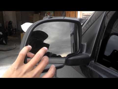 Chevy silverado tow mirrors install part 1