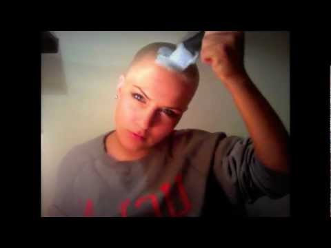 how to dye buzzed hair