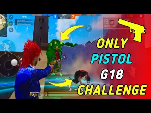 ONLY G18 PISTOL CHALLENGE IN CLASH SQUAD || BOOYAH || FREE FIRE || WARRIOR ARMY