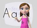 Alphabet Letter Sounds (Phonics) Song and ASL alphabet (American - 'zee' version)
