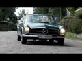 Spotted 20 Mercedes SL type Oldtimers in convoy
