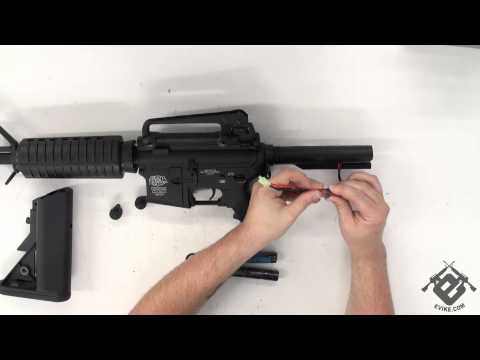 how to put battery in g&p crane stock