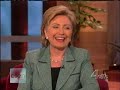 Hillary Clinton on \"Ellen\" - Part One Hillary Clinton on \"Ellen\" - Part One