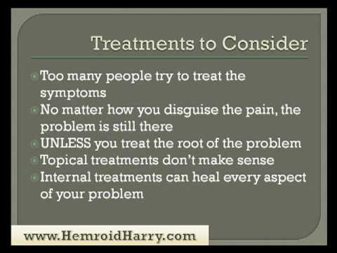 how to cure internal hemorrhoids