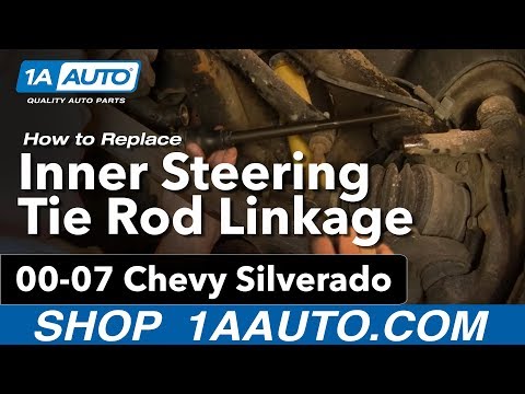 How To Install Replace Inner Steering Tie Rod Linkage Chevy Silverado GMC Sierra 00-07 1AAuto.com