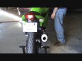 2008 ninja 250r Area p exhaust